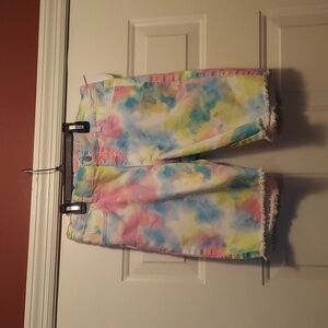 Girl's Jordache tie dye shorts